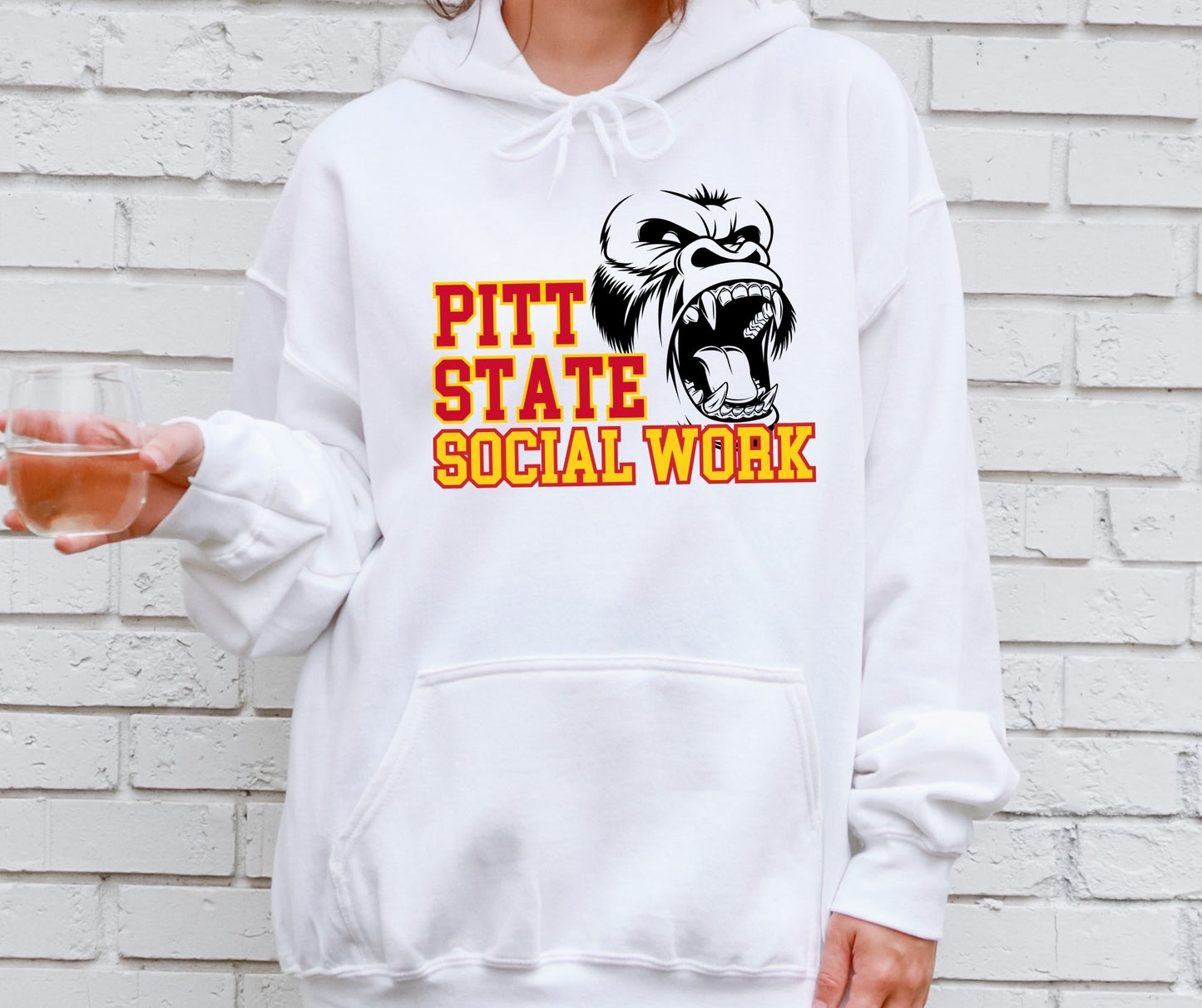 Pitt State Gorillas Social Work Red/Yellow