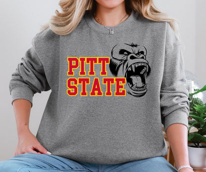 Pitt State Gorillas Red/Yellow