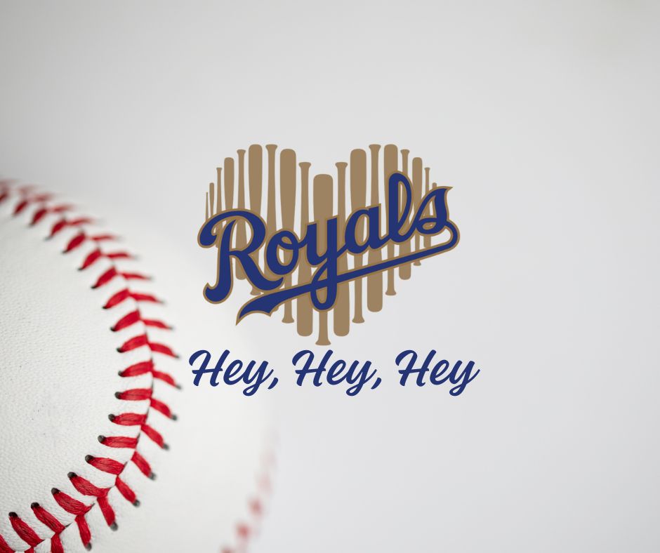 Royals Bat Heart Throw (Athletic Heather)