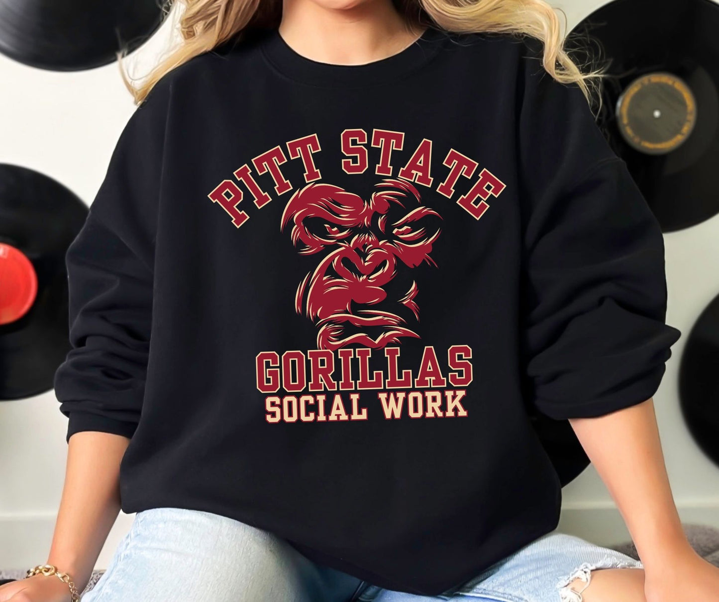 Pitt State Gorillas Social Work Maroon