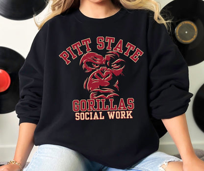 Pitt State Gorillas Social Work Maroon