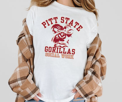 Pitt State Gorillas Social Work Maroon