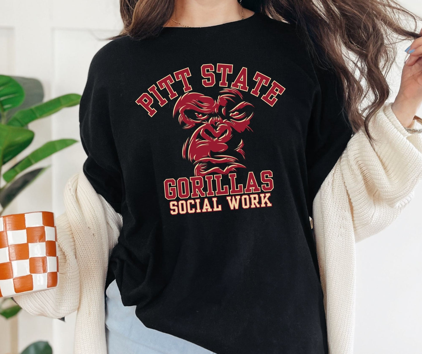 Pitt State Gorillas Social Work Maroon