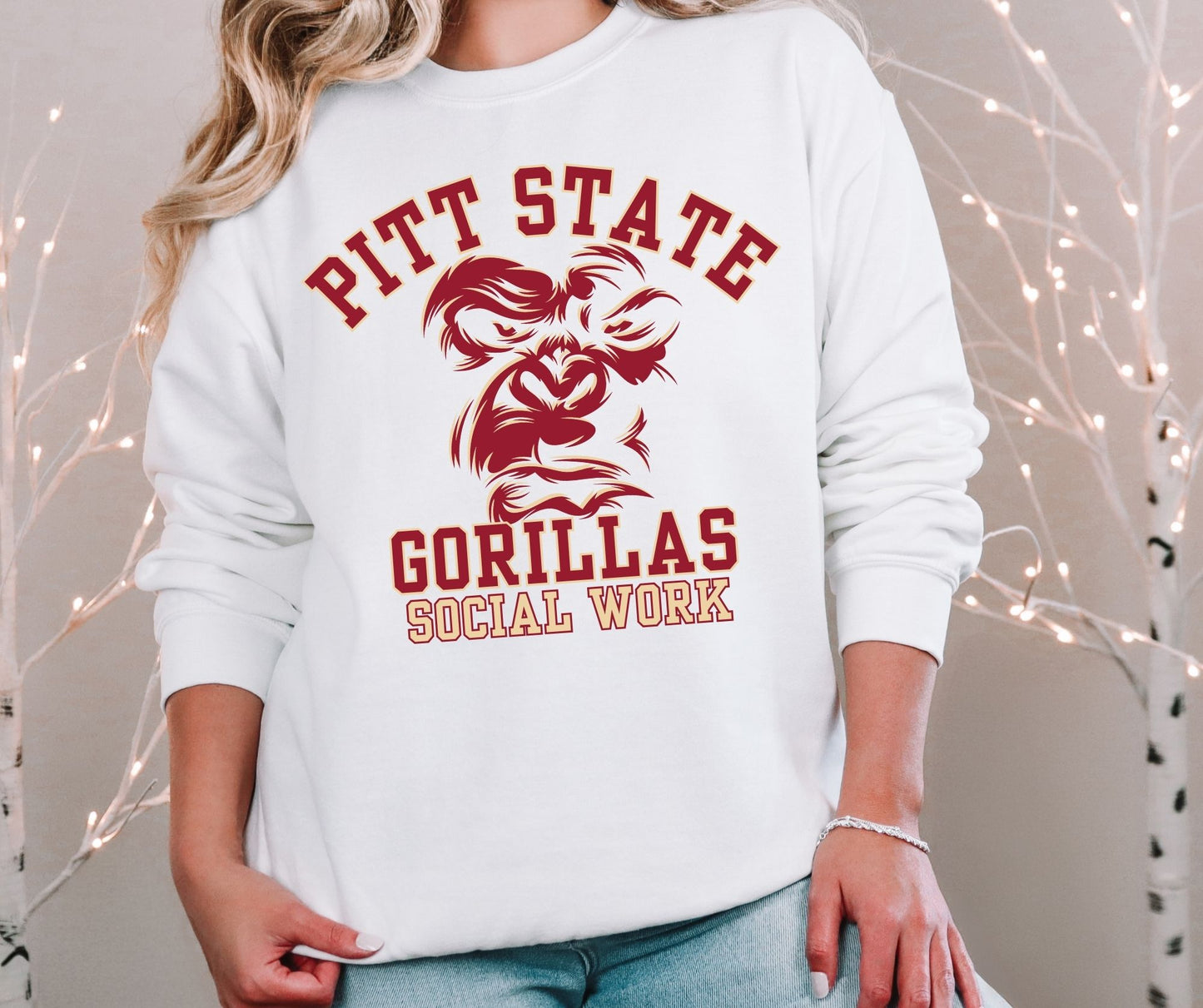 Pitt State Gorillas Social Work Maroon