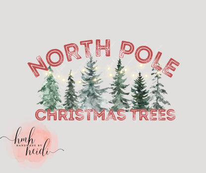 North Pole Christmas Trees